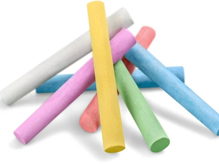 colorful magic chalks