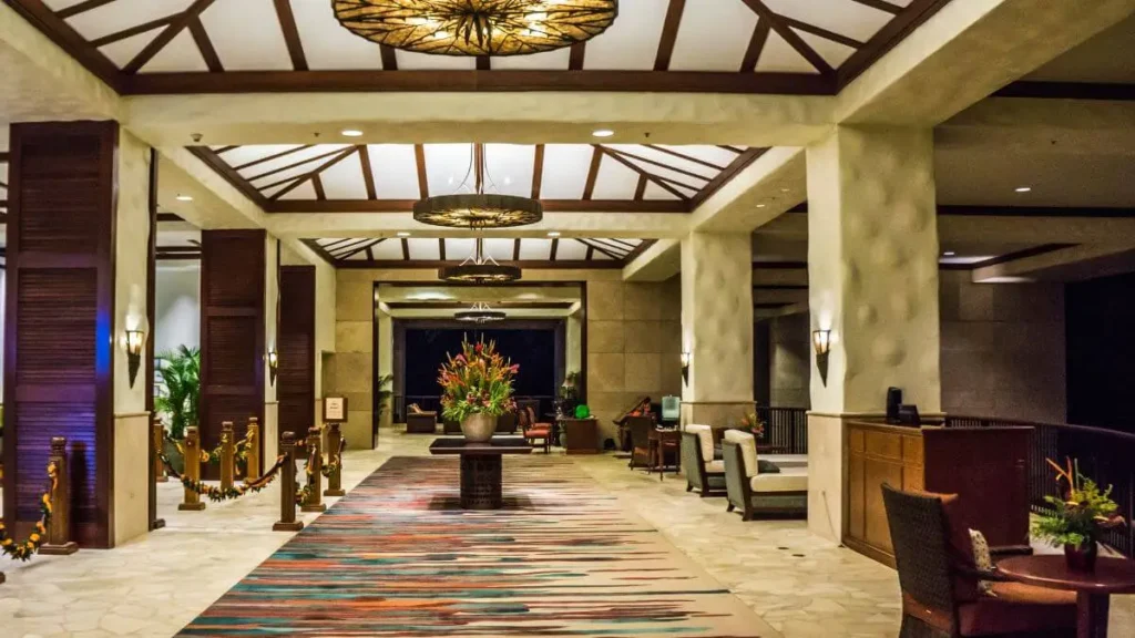 luxury hotel lobby